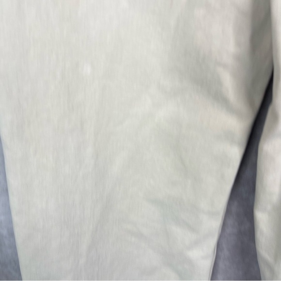 Zara The Marine Straight High Waist Raw Hem Wide Leg Jeans In Ivory Size 6 - Picture 2 of 7